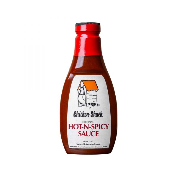 Shack Hot N Spicy Sauce 13 oz. Detroit’s Original Chicken Shack